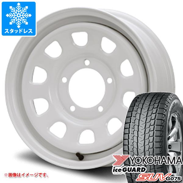 【タイヤ交換対象】ジムニー JB64W用 スタッドレス ヨコハマ アイスガード SUV G075 215/70R16 100Q MLJ デイトナ SS タイヤホイール4本セット｜タイヤ1番OFF-ROAD