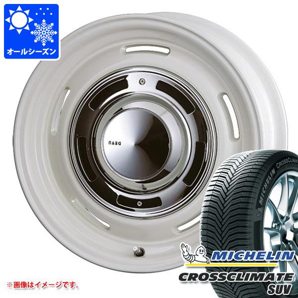 【タイヤ交換対象】スズキ ジムニーノマド JC74W用 オールシーズンタイヤ ミシュラン クロスクライメート SUV 215/70R16 100H クリムソン ディーンクロスカントリー 6.0-16 タイヤホイール4本セット