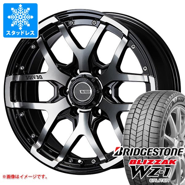 【タイヤ交換対象】トヨタ ランドクルーザー プラド 150系用 スタッドレス ブリヂストン ブリザック WZ-1 265/65R18 116Q XL 2025年10月発売サイズ SSR ディバイド ZS タイヤホイール4本セット