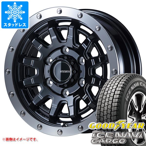 【タイヤ交換対象】トヨタ ハイエース 200系用 2026年製 スタッドレス グッドイヤー アイスナビカーゴ 195/80R15 107/105N エセックス EX-15 タイヤホイール4本セット|タイヤ1番OFF-ROAD