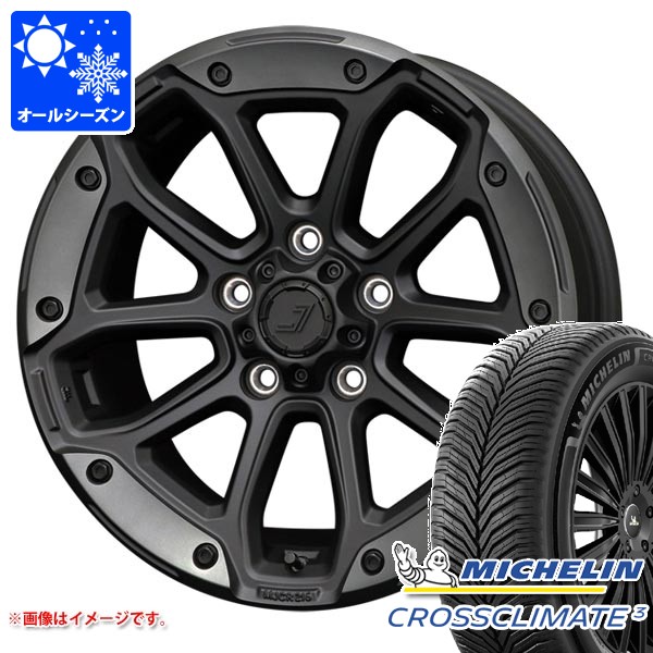 ミツビシ デリカD5用 オールシーズンタイヤ ミシュラン クロスクライメート3 235/65R17 108W XL ジェップセン MJCR 216 8.0-17 タイヤホイール4本セット｜タイヤ1番OFF-ROAD
