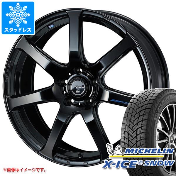 【タイヤ交換対象】クロストレック GU系用 スタッドレス ミシュラン エックスアイススノー 225/60R17 103T XL レオニス ナヴィア 07 タイヤホイール4本セット