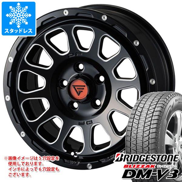 【タイヤ交換対象】デリカD5用 スタッドレス ブリヂストン ブリザック DM-V3 225/65R17 102Q デルタフォース オーバル タイヤホイール4本セット|タイヤ1番OFF-ROAD