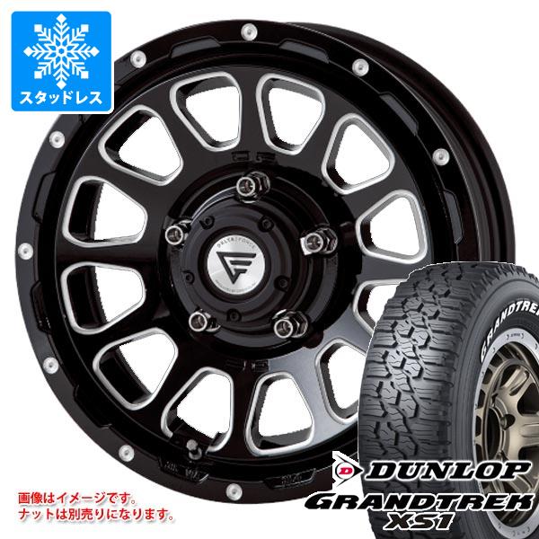 【タイヤ交換対象】5本セット ジムニー用 スタッドレス ダンロップ グラントレック XS1 185/85R16 105/103L LT ホワイトレター デルタフォース オーバル タイヤホイール5本セット|タイヤ1番OFF-ROAD