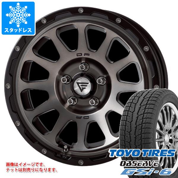 【タイヤ交換対象】デリカD:5用 スタッドレス トーヨー オブザーブ GSi-6 225/65R17 102Q デルタフォース オーバル タイヤホイール4本セット|タイヤ1番OFF-ROAD