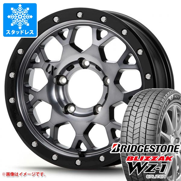 【タイヤ交換対象】5本セット スズキ ジムニー用 スタッドレス ブリヂストン ブリザック WZ-1 175/80R16 91Q 2025年10月発売サイズ MLJ エクストリームJ XJ04 タイヤホイール5本セット