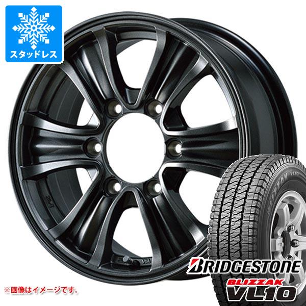 【タイヤ交換対象】NV350キャラバン E26用 2026年製 スタッドレス ブリヂストン ブリザック VL10 195/80R15 107/105N バザルト エックスタイプ2 タイヤホイール4本セット｜タイヤ1番OFF-ROAD