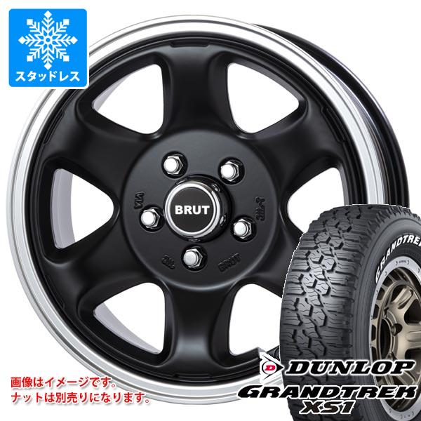 【タイヤ交換対象】スタッドレスタイヤ ダンロップ グラントレック XS1 215/70R16 100/97N ホワイトレター ＆ ブルート BR-44 デリカD:5用 6.5-16 タイヤホイール4本セット215/70-16 DUNLOP GRANDTREK XS1｜タイヤ1番OFF-ROAD