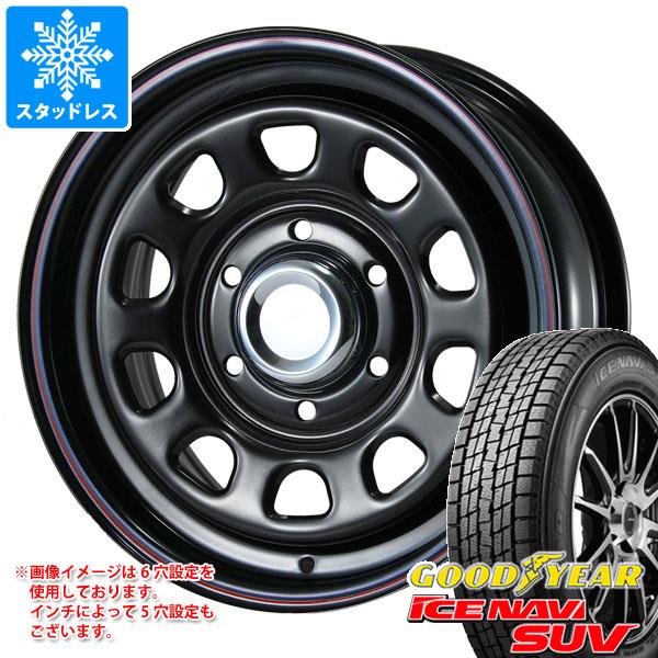 【タイヤ交換対象】NV350キャラバン E26用 スタッドレス グッドイヤー アイスナビ SUV 215/70R16 100Q MLJ デイトナ SS タイヤホイール4本セット