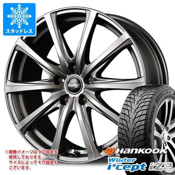 【タイヤ交換対象】スタッドレスタイヤ ハンコック ウィンターアイセプト iZ3 W636 215/65R16 102T XL ＆ MIDホイールズ V25 6.5-16 タイヤホイール4本セット215/65-16 HANKOOK Winter i cept iZ3 W636