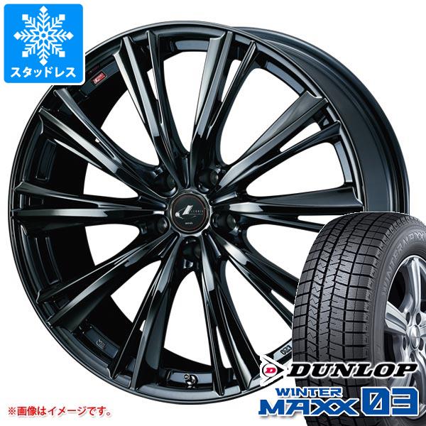 【タイヤ交換対象】クロストレック GU系用 スタッドレス ダンロップ ウインターマックス03 WM03 225/55R18 98Q レオニス WX タイヤホイール4本セット|タイヤ1番OFF-ROAD
