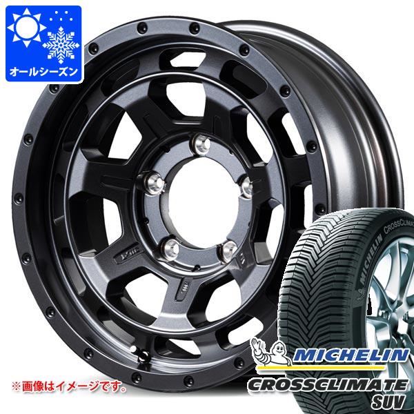 【タイヤ交換対象】スズキ ジムニーノマド JC74W用 オールシーズンタイヤ ミシュラン クロスクライメート SUV 215/70R16 100H ナイトロパワー M7 ファランクス 6.0-16 タイヤホイール4本セット 104,445円