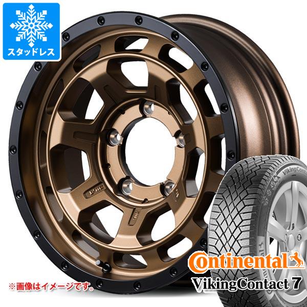 【タイヤ交換対象】スズキ ジムニーノマド JC74W用 スタッドレス コンチネンタル バイキングコンタクト7 215/70R16 100T ナイトロパワー M7 ファランクス タイヤホイール4本セット