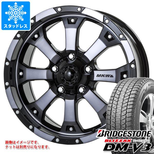 【タイヤ交換対象】5本セット ジープ ラングラー JK/JL系用 スタッドレス ブリヂストン ブリザック DM-V3 265/70R17 115Q MKW MK-46 タイヤホイール5本セット