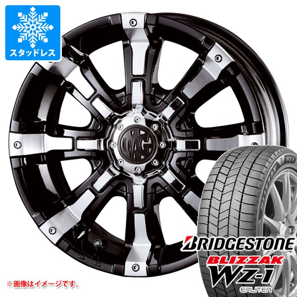 【タイヤ交換対象】スタッドレスタイヤ ブリヂストン ブリザック WZ-1 265/60R18 110Q ＆ クリムソン MG ビースト 8.5-18 タイヤホイール4本セット265/60-18 BRIDGESTONE BLIZZAK WZ-1