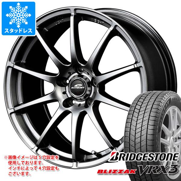 【タイヤ交換対象】2025年製 スタッドレスタイヤ ブリヂストン ブリザック VRX3 205/55R16 91Q ＆ MIDホイールズ スタッグ 6.5-16 タイヤホイール4本セット205/55-16 BRIDGESTONE BLIZZAK VRX3