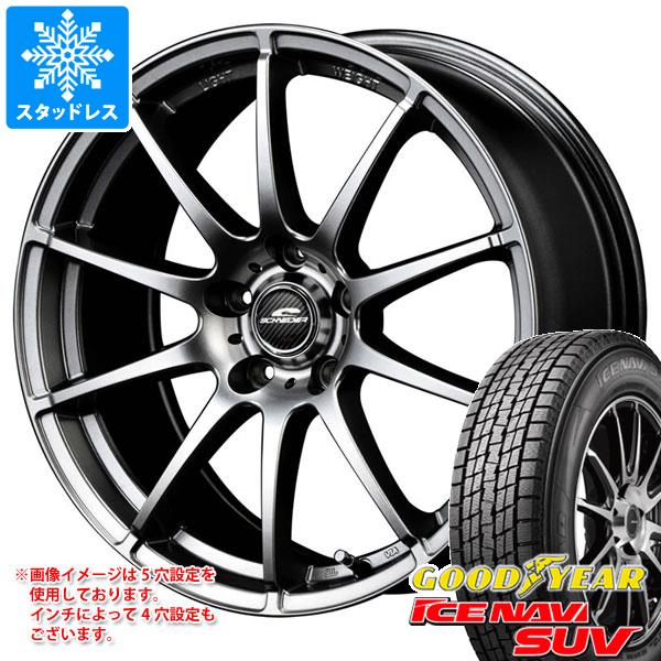 【タイヤ交換対象】スタッドレスタイヤ グッドイヤー アイスナビ SUV 235/70R16 106Q ＆ MIDホイールズ スタッグ 6.5-16 タイヤホイール4本セット235/70-16 GOODYEAR ICE NAVI SUV