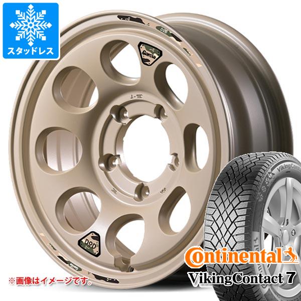 【タイヤ交換対象】5本セット スズキ ジムニーノマド JC74W用 スタッドレス コンチネンタル バイキングコンタクト7 215/70R16 100T ウシャリン タイヤホイール5本セット