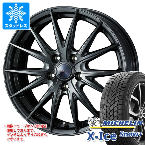 スタッドレスタイヤ ミシュラン エックスアイススノープラス 225/50R17 98H XL ＆ ヴェルヴァ スポルト2 7.0-17 タイヤホイール4本セット 225/50-17 MICHELIN X-ICE SNOW+｜タイヤ1番OFF-ROAD 118,650円