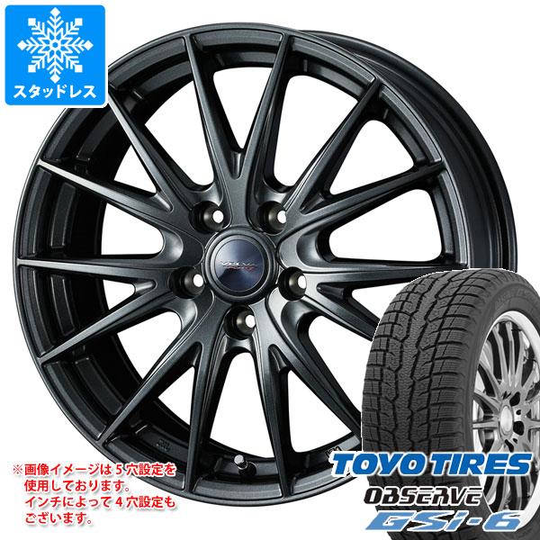 【タイヤ交換対象】スタッドレスタイヤ トーヨー オブザーブ GSi-6 225/60R18 100Q ＆ ヴェルヴァ スポルト2 7.5-18 タイヤホイール4本セット225/60-18 TOYO OBSERVE GSi-6｜タイヤ1番OFF-ROAD