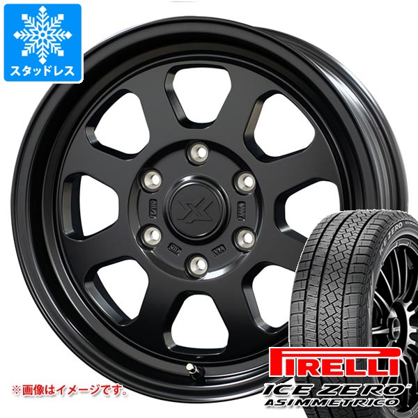 【タイヤ交換対象】トヨタ ハイエース 200系用 スタッドレス ピレリ アイスゼロアシンメトリコ 215/65R16 98T コスミック クロスブラッド XB02 タイヤホイール4本セット