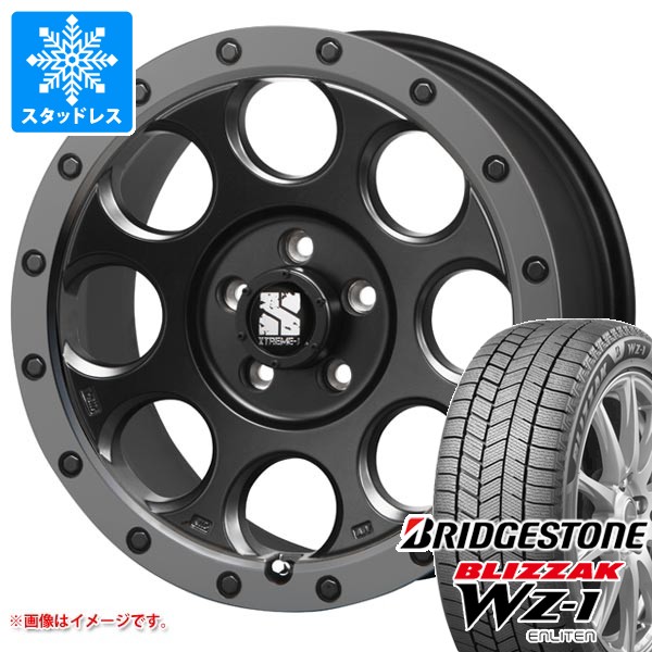 【タイヤ交換対象】ジープ グランドチェロキー WK系用 スタッドレス ブリヂストン ブリザック WZ-1 265/60R18 110Q MLJ エクストリームJ XJ03 タイヤホイール4本セット