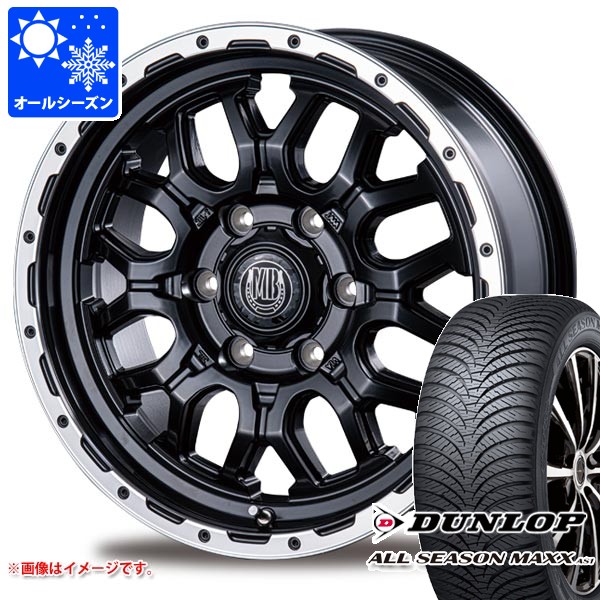 【タイヤ交換対象】トヨタ ハイエース 200系用 オールシーズンタイヤ ダンロップ オールシーズンマックス VA1 195/80R15 107/105N インターミラノ マッドバーン XR-800M 6.0-15 タイヤホイール4本セット｜タイヤ1番OFF-ROAD 84,865円