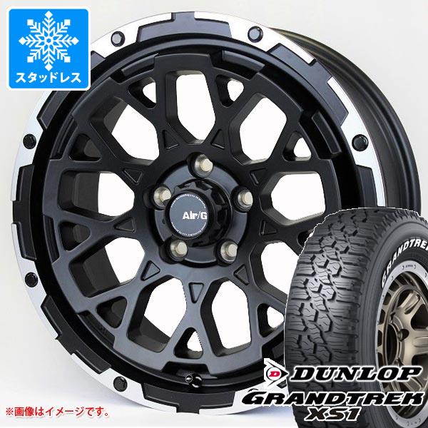 【タイヤ交換対象】デリカD5用 スタッドレス ダンロップ グラントレック XS1 LT215/70R16 100/97N ホワイトレター エアージー ロックス タイヤホイール4本セット｜タイヤ1番OFF-ROAD 108,450円