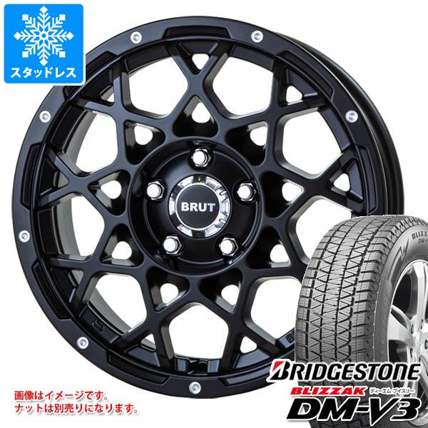 【タイヤ交換対象】ジープ レネゲード BU/BV系用 スタッドレス ブリヂストン ブリザック DM-V3 215/70R16 100Q ブルート BR-55 タイヤホイール4本セット