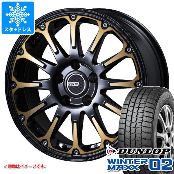 【タイヤ交換対象】スタッドレスタイヤ ダンロップ ウインターマックス02 WM02 215/60R16 95Q ＆ SSR ディバイド FT 7.0-16 タイヤホイール4本セット215/60-16 DUNLOP WINTER MAXX02 WM02