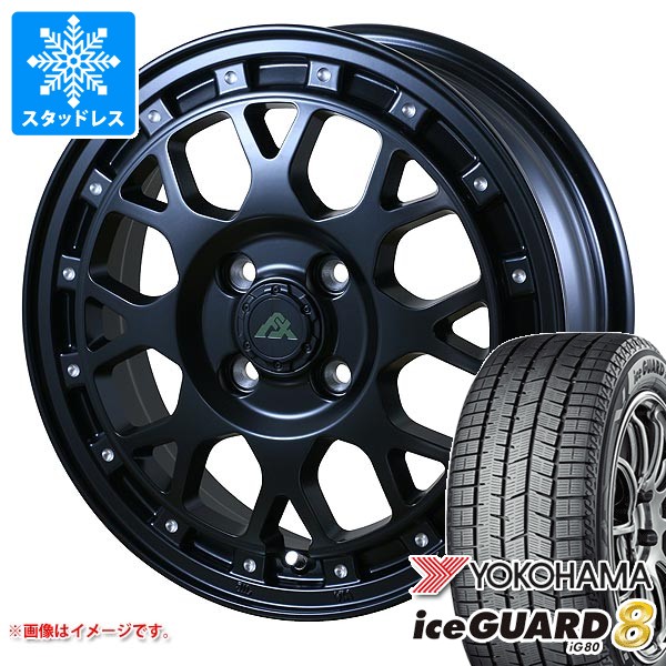 【タイヤ交換対象】スタッドレスタイヤ ヨコハマ アイスガードエイト iG80 165/65R15 81Q ＆ ドゥオール フェニーチェ クロス XC8 5.0-15 タイヤホイール4本セット165/65-15 YOKOHAMA iceGUARD8 iG80｜タイヤ1番OFF-ROAD