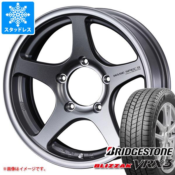 【タイヤ交換対象】5本セット スズキ ジムニーノマド JC74W用 スタッドレス ブリヂストン ブリザック VRX3 215/70R16 100Q ハセスペック2 タイヤホイール5本セット