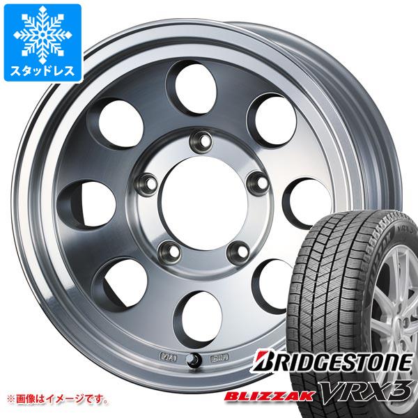 【タイヤ交換対象】5本セット スズキ ジムニーノマド JC74W用 スタッドレス ブリヂストン ブリザック VRX3 215/70R16 100Q ジムライン タイプ2 タイヤホイール5本セット