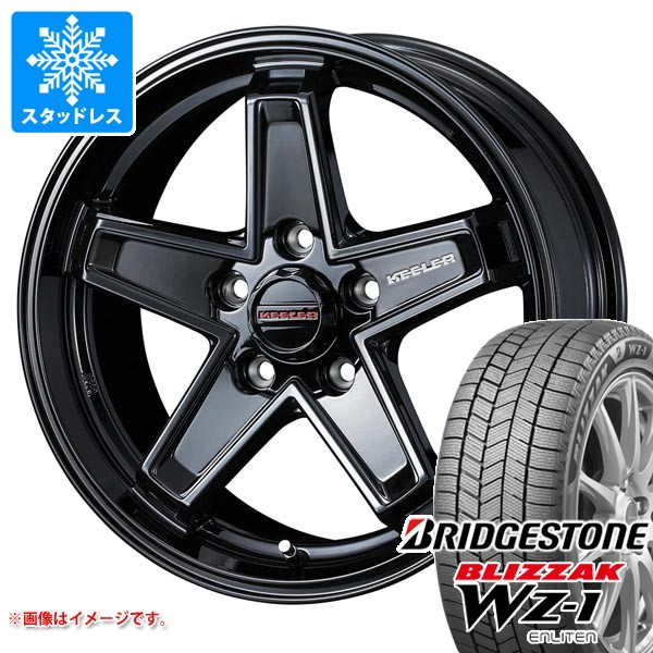 【タイヤ交換対象】スタッドレスタイヤ ブリヂストン ブリザック WZ-1 215/70R16 100Q ＆ キーラー タクティクス 7.0-16 タイヤホイール4本セット215/70-16 BRIDGESTONE BLIZZAK WZ-1
