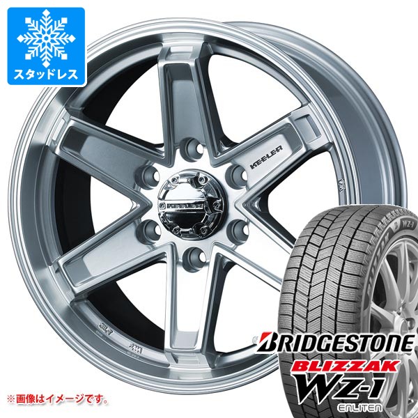 【タイヤ交換対象】スタッドレスタイヤ ブリヂストン ブリザック WZ-1 265/60R18 110Q ＆ キーラー タクティクス 8.0-18 タイヤホイール4本セット265/60-18 BRIDGESTONE BLIZZAK WZ-1