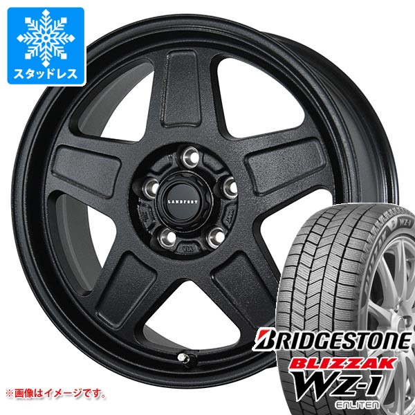 【タイヤ交換対象】スタッドレスタイヤ ブリヂストン ブリザック WZ-1 215/70R16 100Q ＆ ランドフット GWD 7.0-16 タイヤホイール4本セット215/70-16 BRIDGESTONE BLIZZAK WZ-1