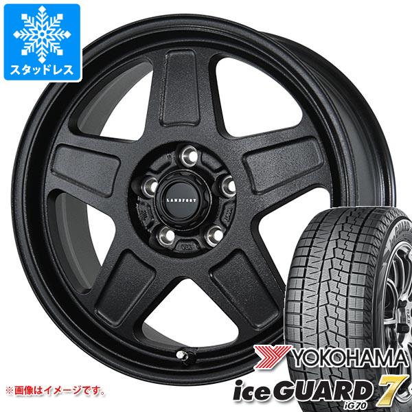 【タイヤ交換対象】スタッドレスタイヤ ヨコハマ アイスガードセブン iG70 225/60R17 99Q ＆ ランドフット GWD 7.0-17 タイヤホイール4本セット225/60-17 YOKOHAMA iceGUARD 7 iG70