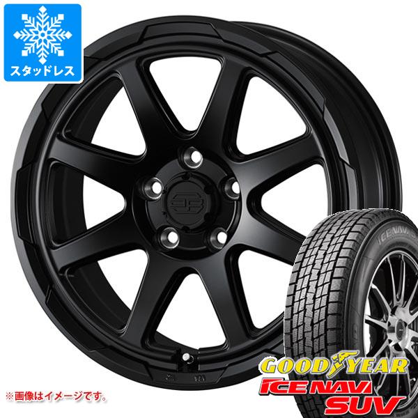 【タイヤ交換対象】デリカD5用 スタッドレス グッドイヤー アイスナビ SUV 225/70R16 103Q スタットベルク タイヤホイール4本セット