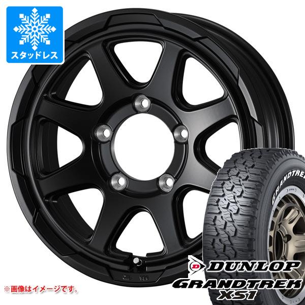 【タイヤ交換対象】5本セット スズキ ジムニーノマド JC74W用 スタッドレス ダンロップ グラントレック XS1 LT215/70R16 100/97N ホワイトレター スタットベルク タイヤホイール5本セット