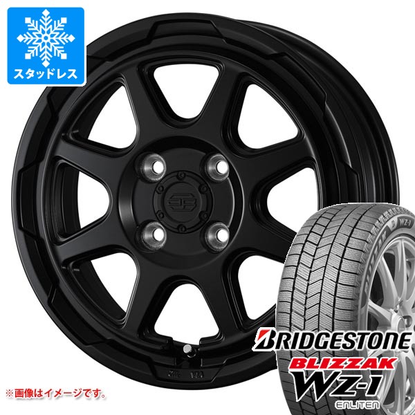 【タイヤ交換対象】スズキ キャリイ DA16T用 2025年製 スタッドレス ブリヂストン ブリザック WZ-1 165/65R15 81Q スタットベルク タイヤホイール4本セット