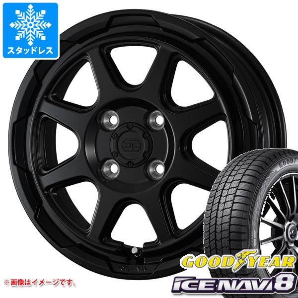 【タイヤ交換対象】エブリイワゴン DA17W用 スタッドレス グッドイヤー アイスナビ8 165/60R15 77Q スタットベルク タイヤホイール4本セット|タイヤ1番OFF-ROAD