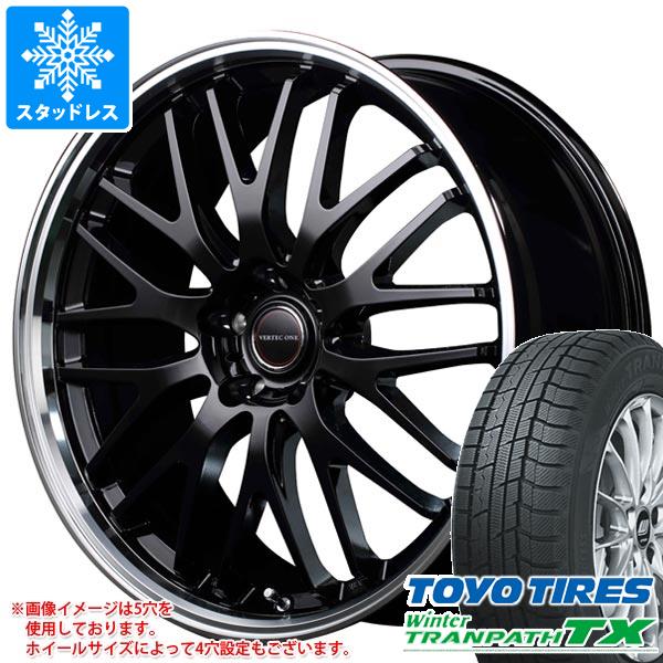 【タイヤ交換対象】スタッドレスタイヤ トーヨー ウィンタートランパス TX 235/55R18 100Q ＆ ヴァーテックワン エグゼ10 8.0-18 タイヤホイール4本セット235/55-18 TOYO Winter TRANPATH TX