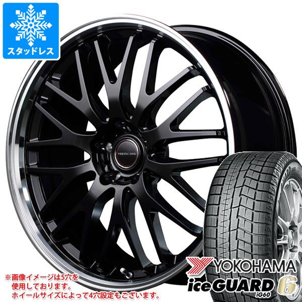 【タイヤ交換対象】スタッドレスタイヤ ヨコハマ アイスガードシックス iG60 195/50R15 82Q & ヴァーテックワン エグゼ10 5.5-15 タイヤホイール4本セット195/50-15 YOKOHAMA iceGUARD6 iG60