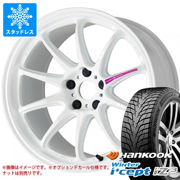 【タイヤ交換対象】スタッドレスタイヤ ハンコック ウィンターアイセプト iZ3 W636 235/50R18 97H ＆ ワーク エモーション ZR10 7.5-18 タイヤホイール4本セット235/50-18 HANKOOK Winter i cept iZ3 W636