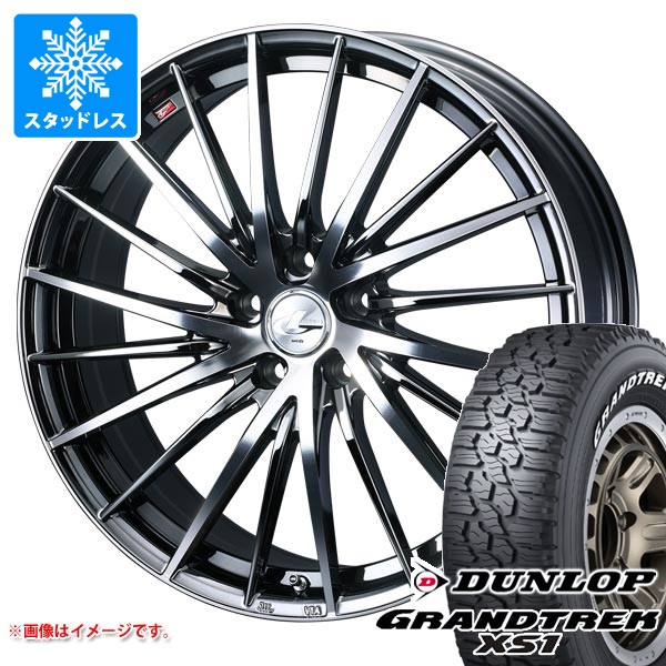 【タイヤ交換対象】スタッドレスタイヤ ダンロップ グラントレック XS1 215/70R16 100/97N ホワイトレター ＆ レオニス FR 6.5-16 タイヤホイール4本セット215/70-16 DUNLOP GRANDTREK XS1｜タイヤ1番OFF-ROAD
