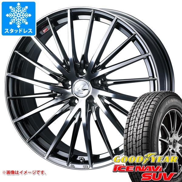 【タイヤ交換対象】スタッドレスタイヤ グッドイヤー アイスナビ SUV 215/70R16 100Q ＆ レオニス FR 6.5-16 タイヤホイール4本セット215/70-16 GOODYEAR ICE NAVI SUV 90,420円