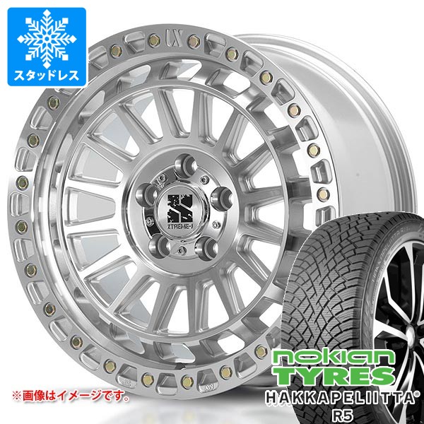 【タイヤ交換対象】5本セット ジープ ラングラー JK/JL系用 スタッドレス ノキアン ハッカペリッタ R5 SUV 265/65R18 114R MLJ エクストリームJ XJ08 タイヤホイール5本セット|タイヤ1番OFF-ROAD