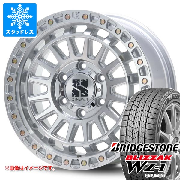 【タイヤ交換対象】トヨタ ハイラックス 120系用 スタッドレス ブリヂストン ブリザック WZ-1 265/65R17 112Q 2025年10月発売サイズ MLJ エクストリームJ XJ08 タイヤホイール4本セット