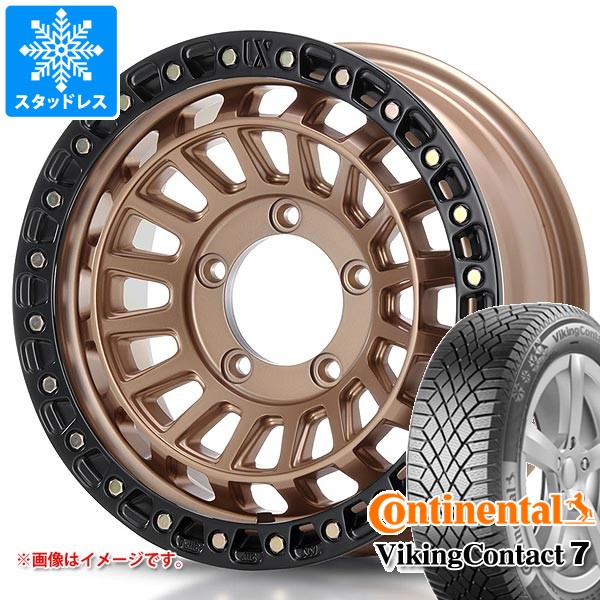 【タイヤ交換対象】5本セット スズキ ジムニーノマド JC74W用 スタッドレス コンチネンタル バイキングコンタクト7 215/70R16 100T MLJ エクストリームJ XJ08 タイヤホイール5本セット