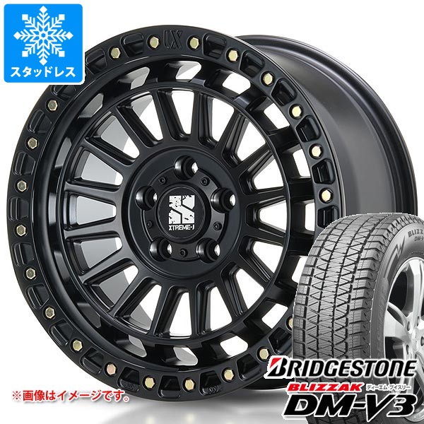 【タイヤ交換対象】トヨタ RAV4 50系用 スタッドレス ブリヂストン ブリザック DM-V3 245/65R17 107Q MLJ エクストリームJ XJ08 タイヤホイール4本セット